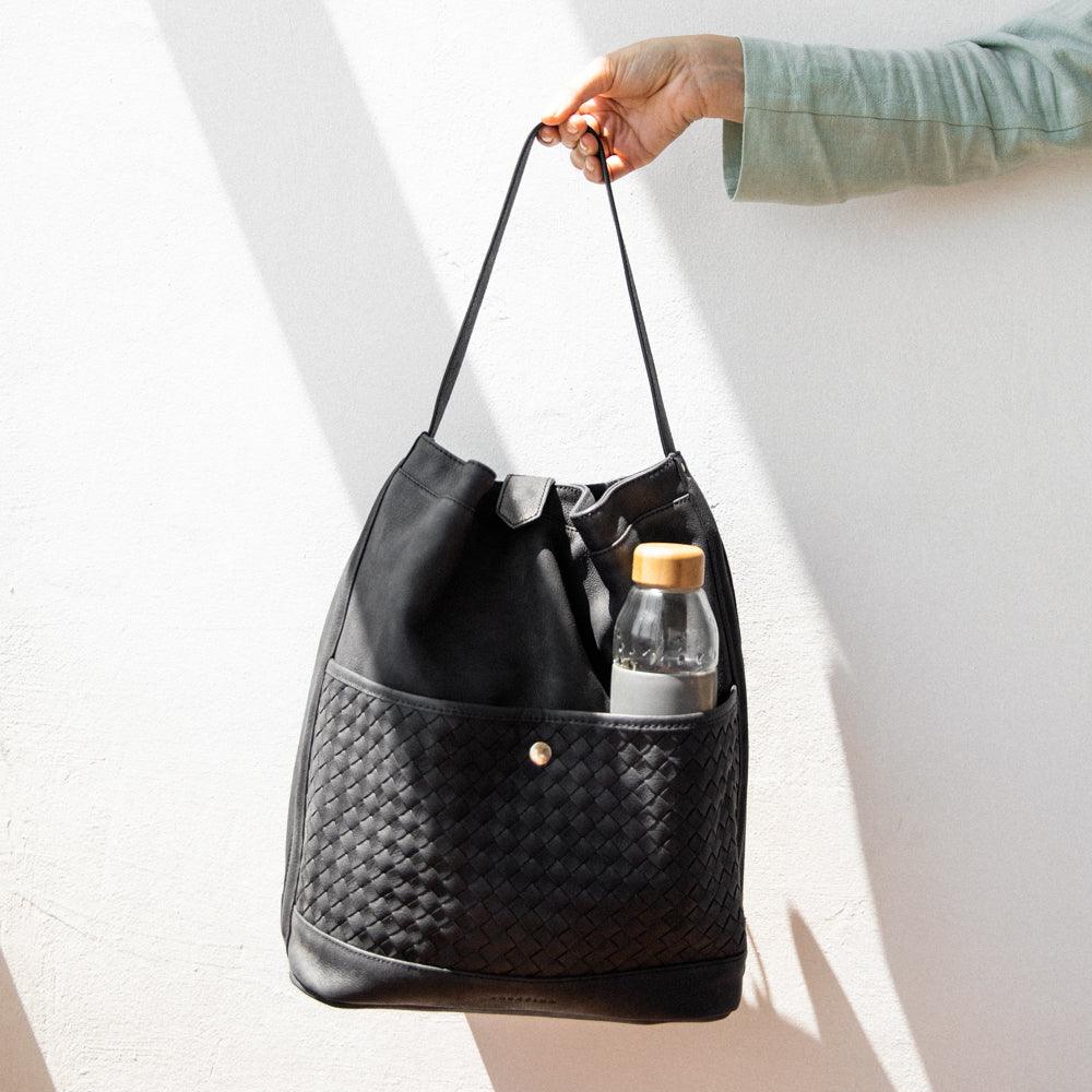 JOSEFINA BACKPACK BLACK Braided - Image 12