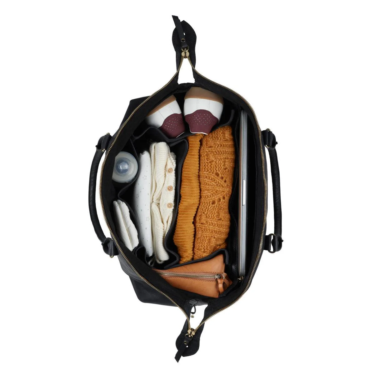 JOSEFINA XL CABIN TRAVEL BAG BLACK - Image 4